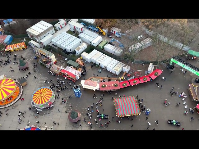 The Hangover at Winter Wonderland 2022. On-Ride PoV. World's tallest transportable drop-tower. Vid 1