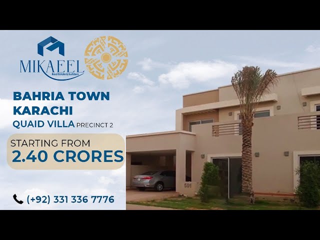 Bahria Town Karachi | Quaid Villa Tour | Villa for sale