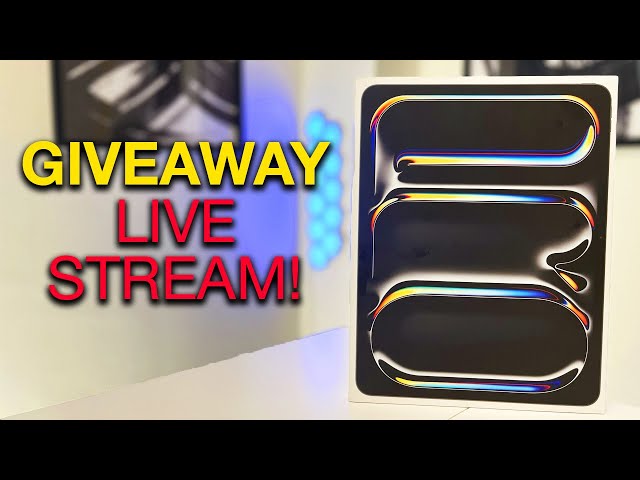 Matt Talks Tech GIVEAWAY LIVE STREAM iPad Pro M4