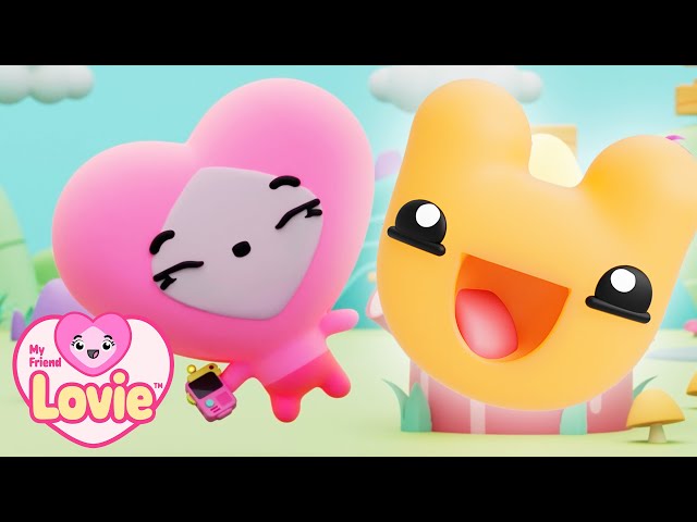 My Friend Lovie | Emo Explainer - Feeling Excited! | Kids Cartoons & Stories | Videos for Kids