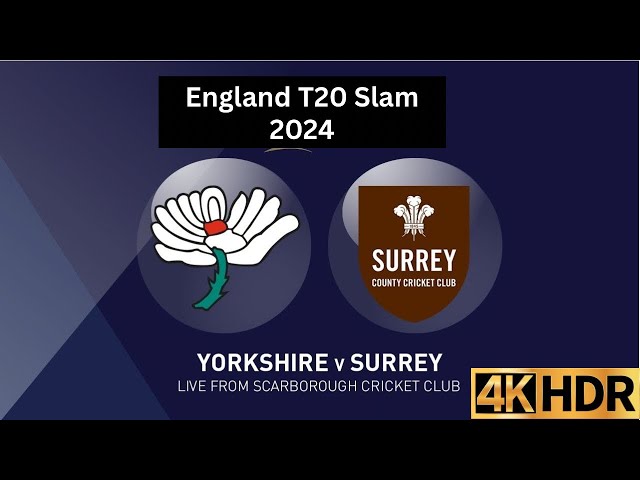 Yorkshire vs Surrey | England T20 Slam Match Highlights