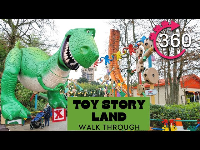 360º Tour of the Toy Story Land at Disneyland Paris