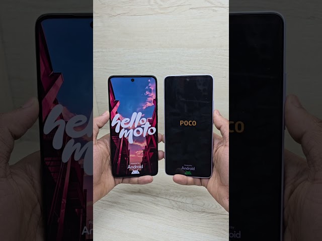 Poco M7 Pro 5G vs Moto G35 5G - Speed Test Rv #shorts