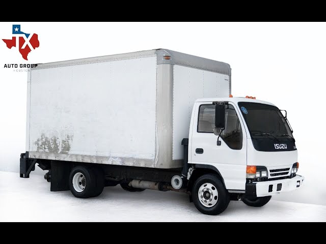 2004 Isuzu Med Duty NPR HD Regular 4.8L I4 Turbo Diesel Engine Lift Gate 14 feet Box Truck -For Sale