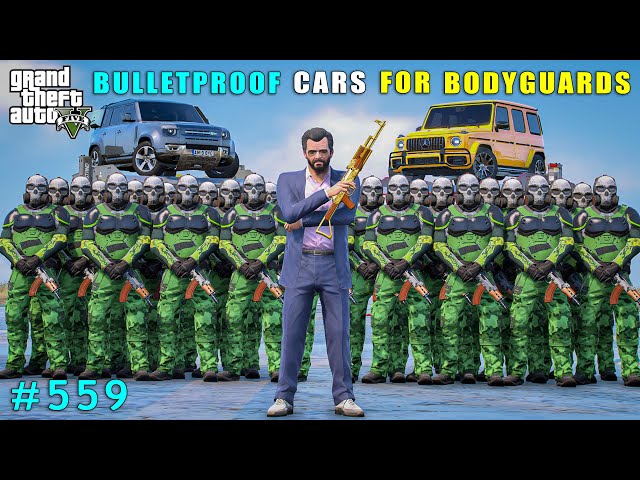 Michael Gifts Unbeatable Cars For Bodyguards | Gta V Gameplay