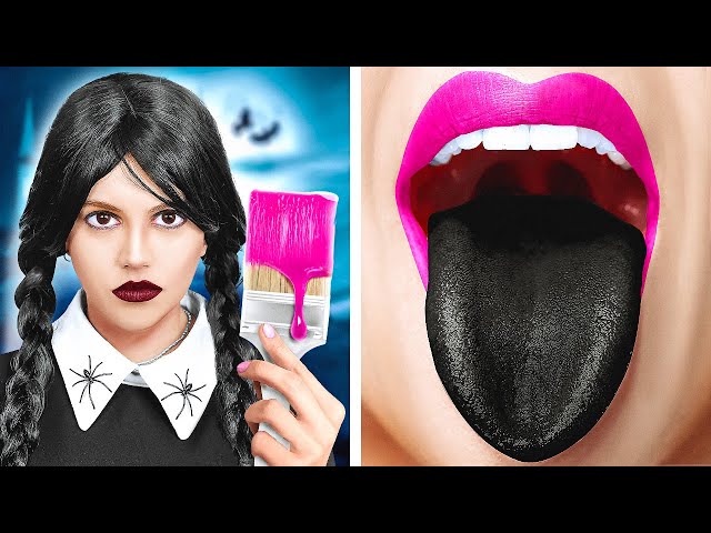 MITTWOCH VS BARBIE ZEICHENCHALLENGE || Gruselige VS Niedliche Kunsthandwerke von GiGaZoom