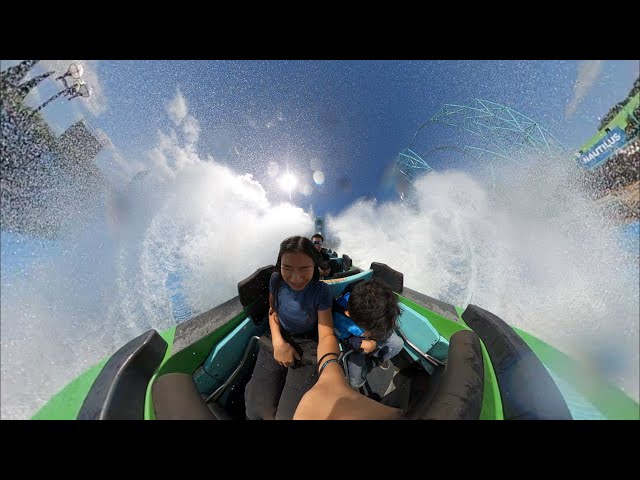 360 Ride Atlantis Water Coaster at SeaWorld San Diego