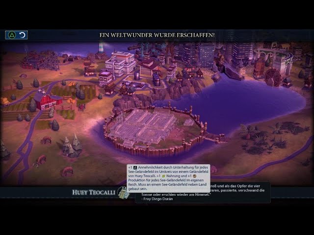 Das  Wunder  " huey  teocalli "   , in   Sid Meier's Civilization VI