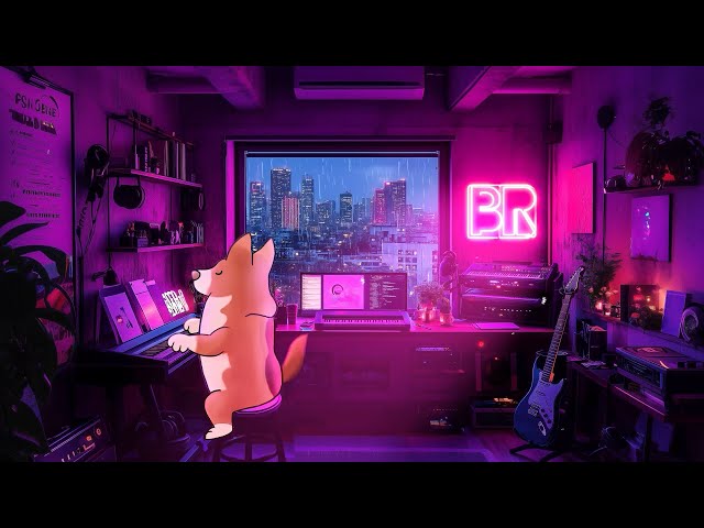 The Melody Of The Rainy Night ☔ Lofi Dreamy Vibes ☔ Rainy Lofi Songs To Calm Down And Heal The Soul