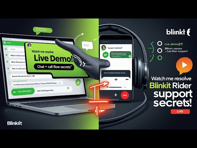 Watch Me Fix Blinkit Rider Support Chats & Calls LIVE! (Step-by-Step Walkthrough) 🎧💻"**