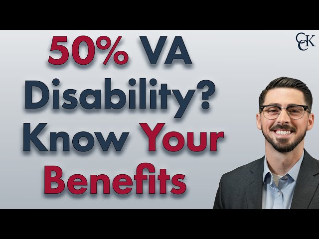 50% VA Disability Rating: What Benefits Do Veterans Get?