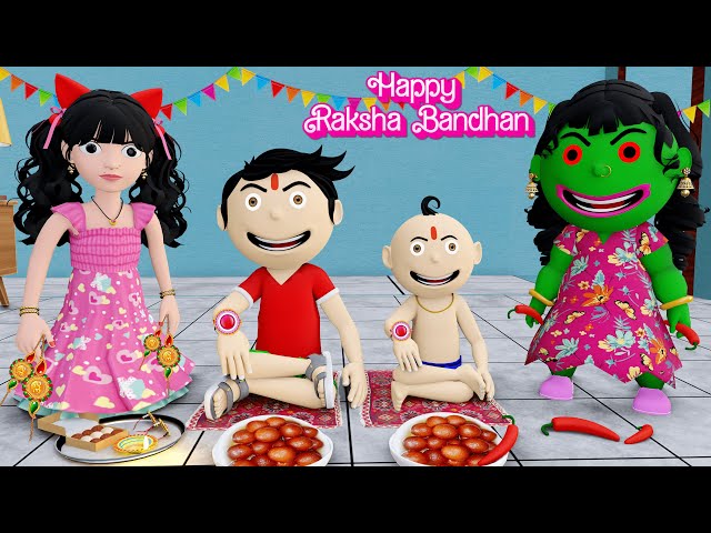 Bittu Sittu Ki Raksha Bandhan | Raksha Bandhan Cartoon | Funny Comedy Video