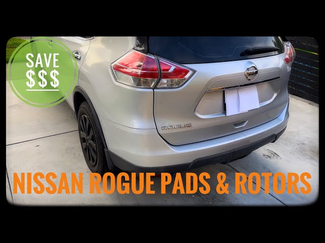 Nissan Rogue How To Replace Rear brake Pads and Rotors 2014 2015 2016 2nd Gen (T32)