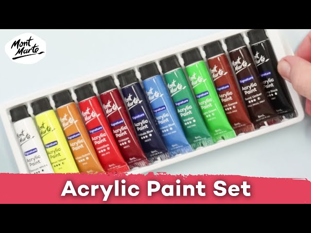 Acrylic Paints Signature 12pc Product Demo