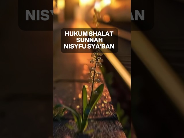 HUKUM SHALAT NISYFU SYA’BAN MENURUT IMAM AN NAWAWI.