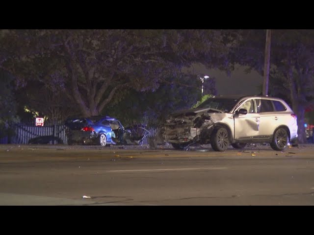 Street race ends in major collision overnight on north side, police say