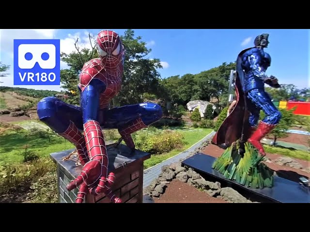 3D 180VR 4K Spiderman, Superman, Wonder woman Justice league Hero