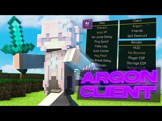 1.21 Hack Client: Argon Client  - Free PvP Client in 2025 | Minecraft Java Edition