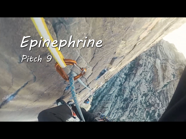 Trad Climbing on Epinephrine - Pitch 9, my favorite pitch