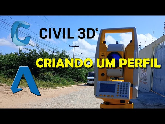 CRIANDO UM PERFIL.CIVIL 3D