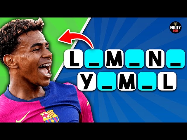 85% CAN'T GUESS THE PLAYER WITH MISSING LETTERS! ⚽ | FOOTBALL QUIZ 2025