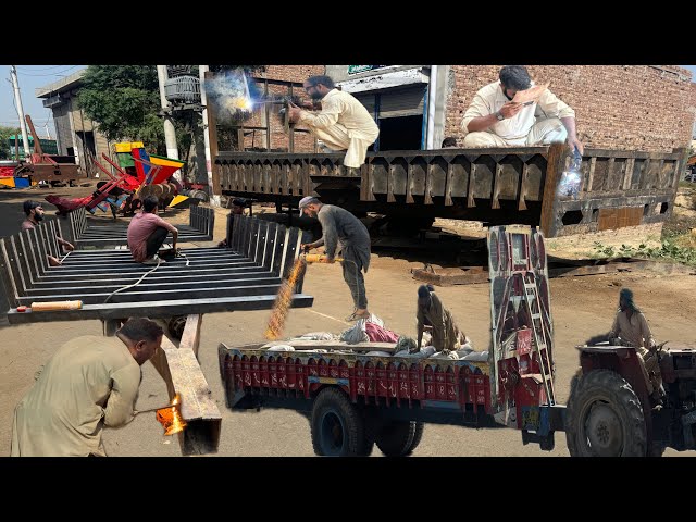 Amazing Manufacturing Loading Trolley At Local workshop// Trolley Making Process