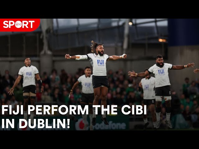 Fiji perform the Cibi in Dublin!