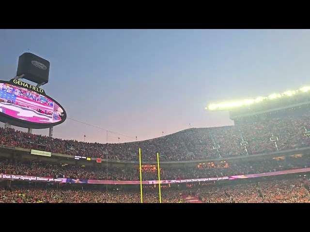 Stealth bomber flyover - Chiefs vs Bills 2025 AFC CHAMPIONSHIP