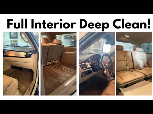 Interior Deep Clean On Cadillac Escalade!