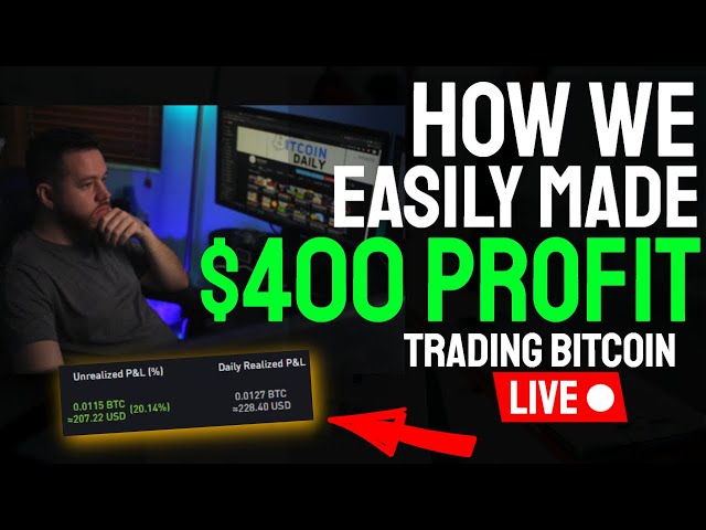 How We EASILY Made $400 Trading Bitcoin LIVE on Bybit With A $1,500 Account