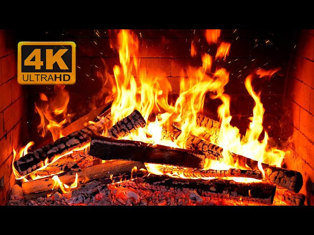 🔥 Fireplace 12 HOURS. Cozy Fireplace 4K Ultra HD