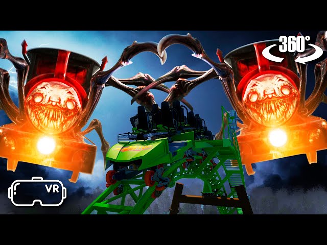 Choo Choo Charles Big & Small - Roller Coaster VR 360