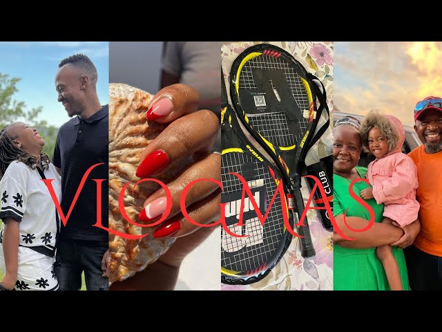 VLOGMAS🎄E7| Life as a mom + wife + older sister | Hubby Vlogs | Parents - HOME 💃🏻 | Date  |🎄 Nails