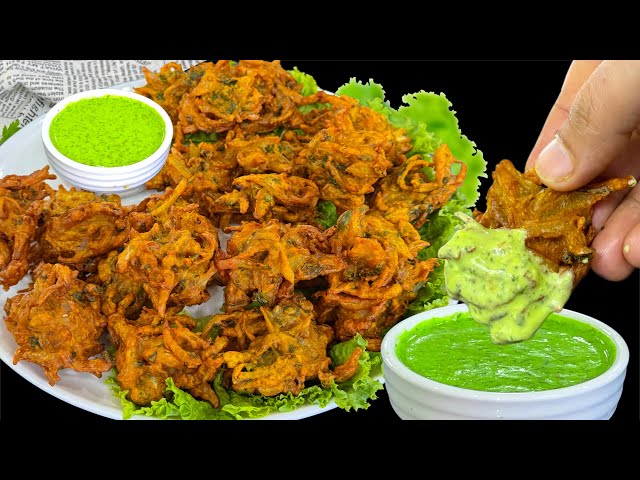 Crispy Piyaz k Pakoray,Onion Pakora Recipe,Ramzan Special Recipe,Iftar Recipes,Evening Snacks