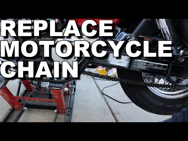 Replace Motorcycle Chain Honda Shadow