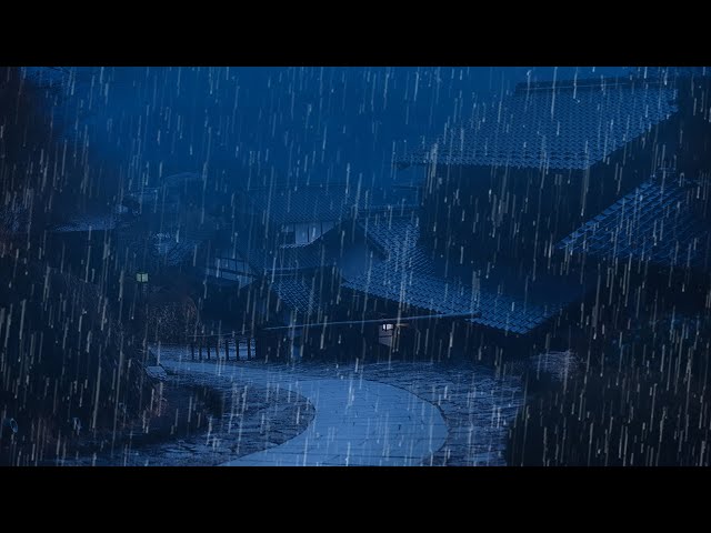 Rain Sounds for Sleeping - 99% Instantly Fall Asleep with Rain & Thunder Sound at Night, ASMR