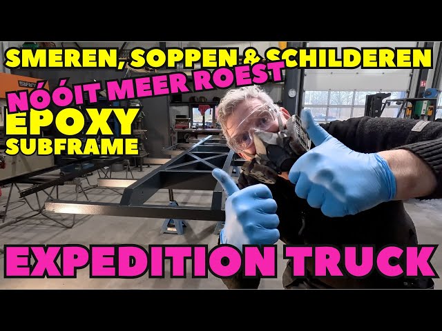 SUBFRAME BESCHERMEN TEGEN ROEST - EXPEDITION TRUCK - 2K EPOXY COATING - DWVLOGT #310