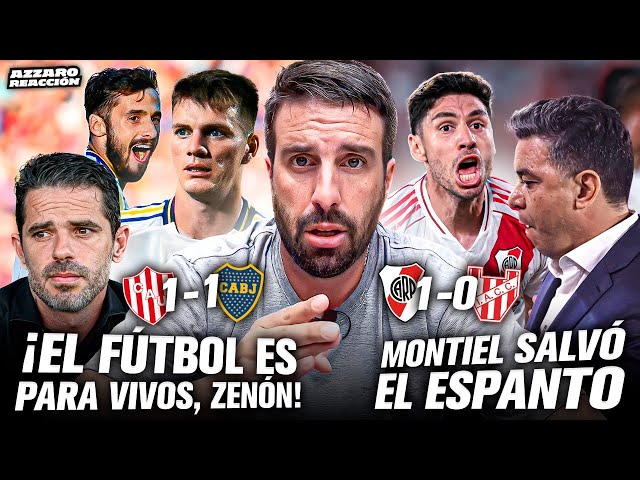 GANÓ RIVER Y EMPATÓ BOCA (1-0 A INSTITUTO Y 1-1 CON UNIÓN) // AZZARO REACCIÓN Y ANÁLISIS