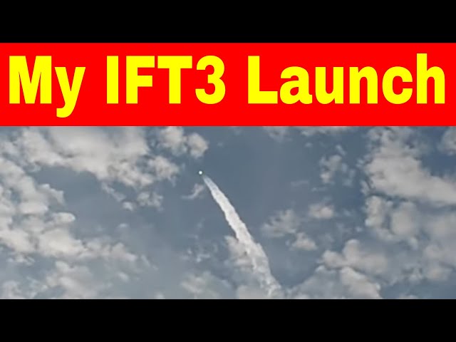 My IFT3 Launch from Port Isabel TX