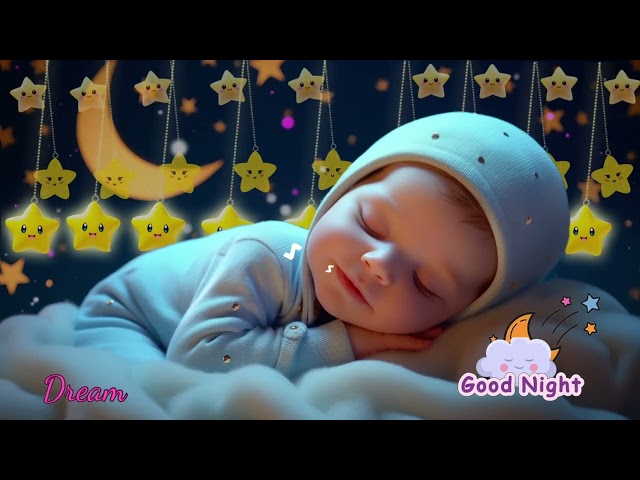 Soft Mozart Brahms Lullaby 🌙 Baby Sleep Music 🌧️ Perfect to Sleep Instantly Within 3 Minutes