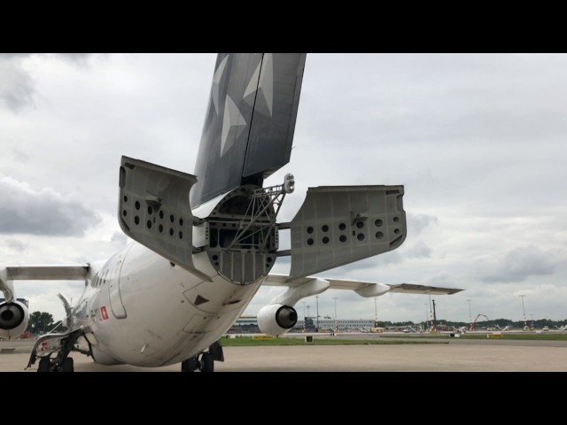 Air brake on a Avro RJ100