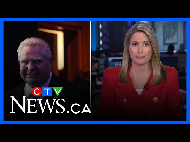 Ontario Premier Doug Ford confirms early election | CTV National News at 11 for Friday Jan. 24, 2024