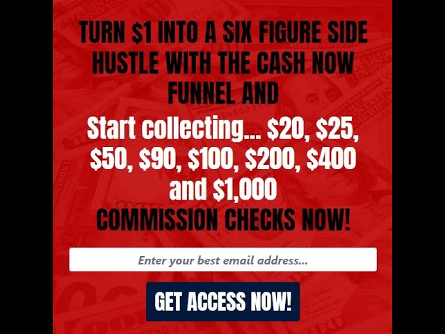 CASH NOW FUNNEL   ERNEST ODELL   BUILD YOUR LIST