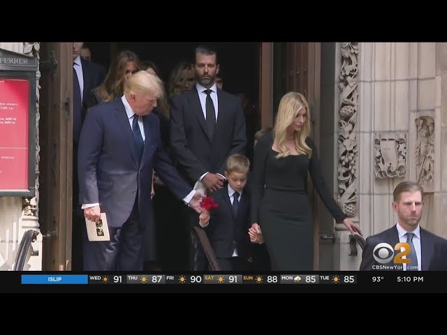 Funeral service held for Ivana Trump