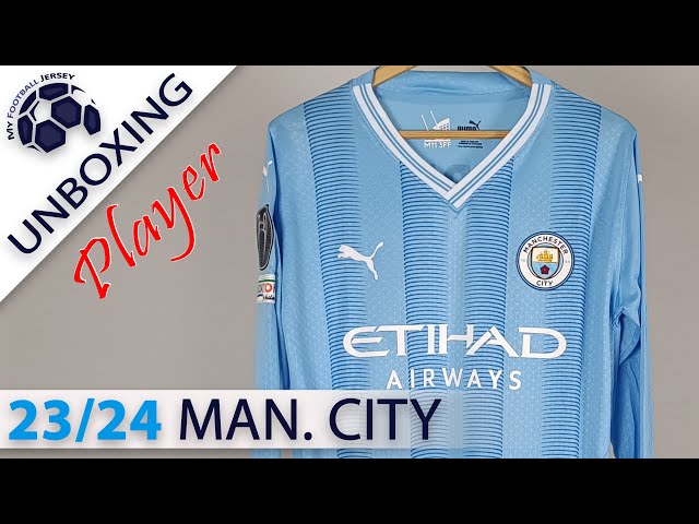 Manchester City Home Jersey (Long Sleeve) 23/24 De Bruyne (BestZV1) Player Version Unboxing Review