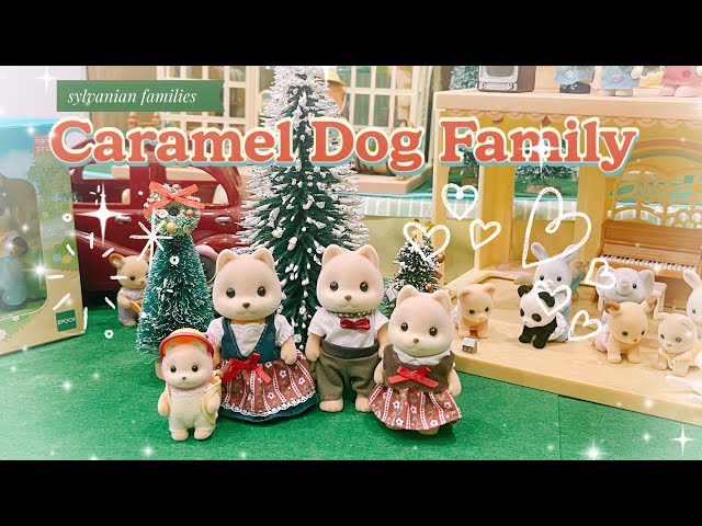 Caramel Dog Family | Sylvanian Families 🌲🌲🌲