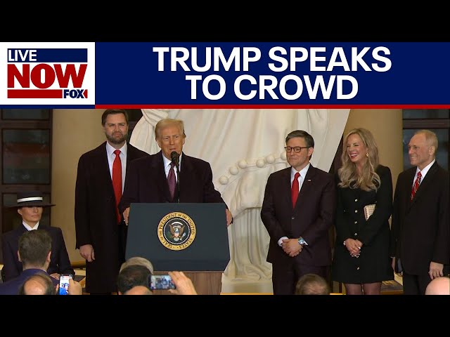 FULL: President Trump post-inauguration speech in Emancipation Hall | LiveNOW from FOX