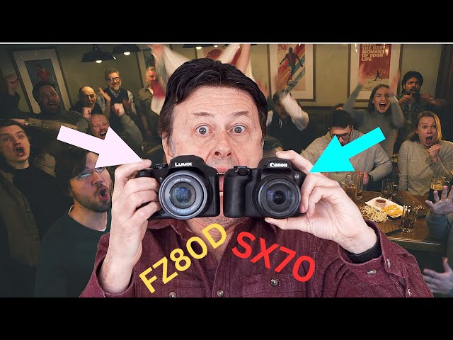 Panasonic FZ80D vs. Canon SX70 - AND THE WINNER IS???