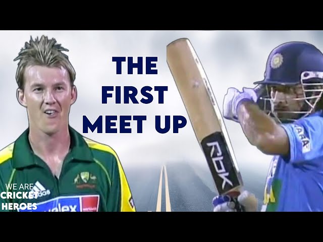 Young Dhoni Meeting Dangerous Australian Bowlers for the First Time , Can Msd save India