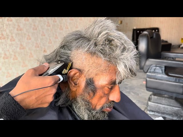 ASMR BARBER | Old Man's Head Shaving TUTORIAL